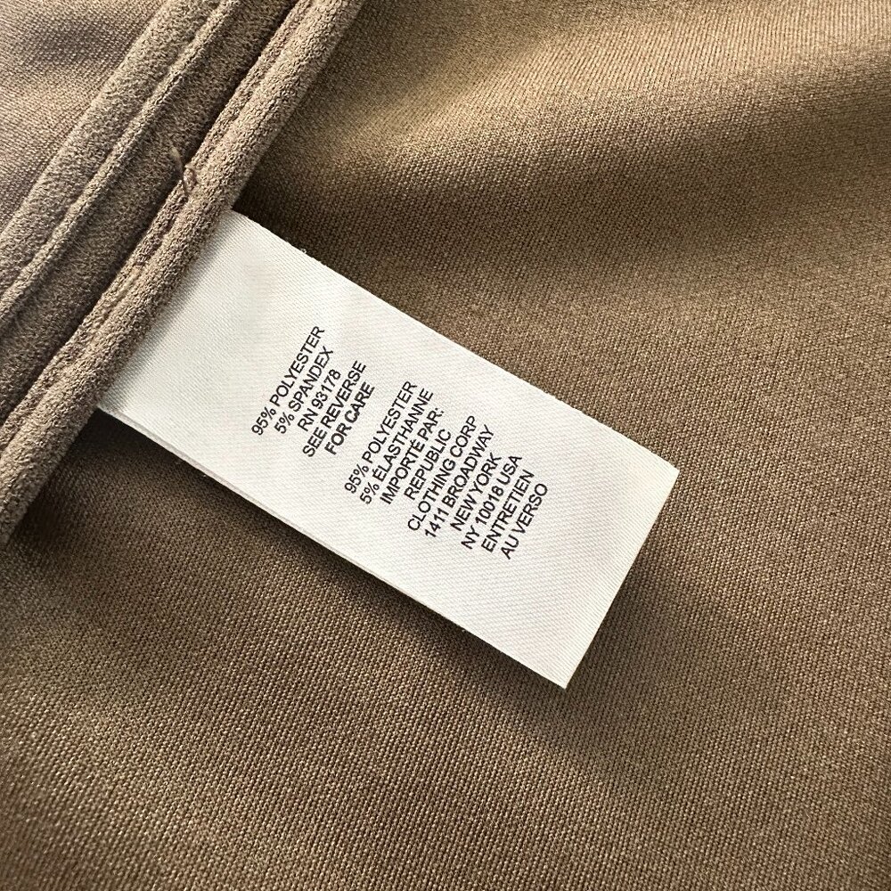 Tahari Open Front Blazer in Olive Green - Size XS - Picture 4 of 6